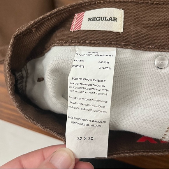 Dickies Men's Chocolate Straight Jeans - Picture 4 of 4